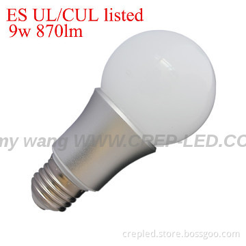 ES UL/CUL 9W dimmable led bulbs